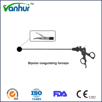 Chirurgische Instrumente Laparoskopische Single Action Bipolare Koagulierende Maryland Zange